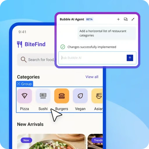 Bubble Native Mobile App Builder