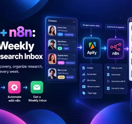 Apify + n8n Creator Research Workflow: Step-by-Step Build