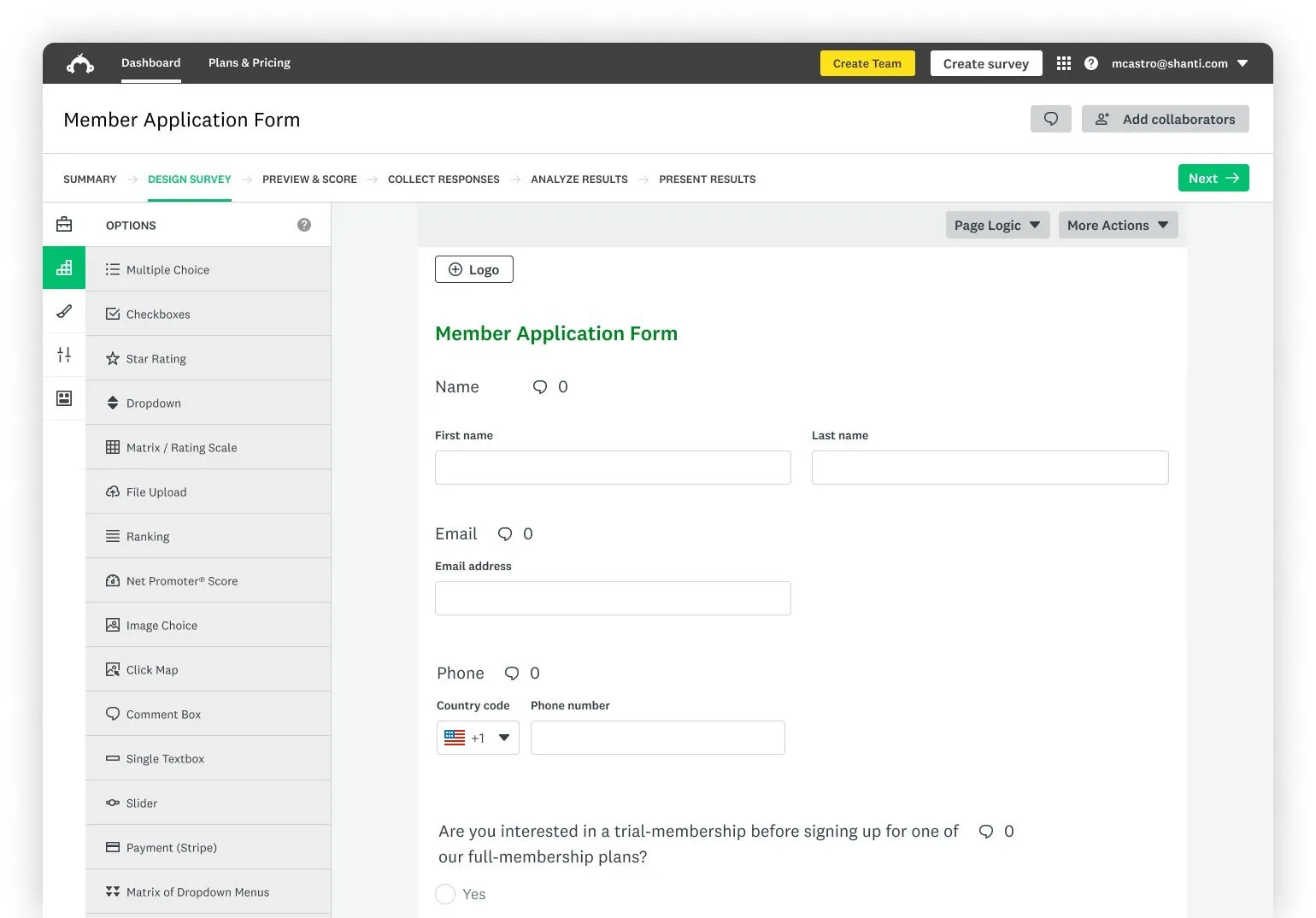 Build with AI Specs in SurveyMonkey