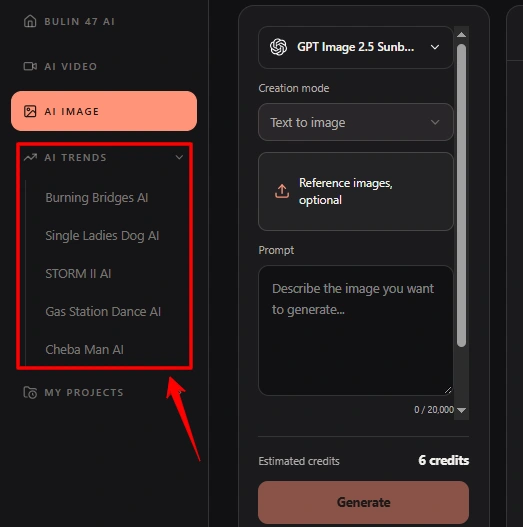 Bulin AI - AI Multiple Trend Templates