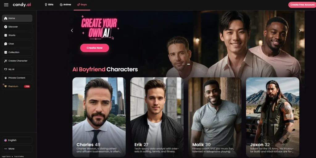Candy AI Boyfriend