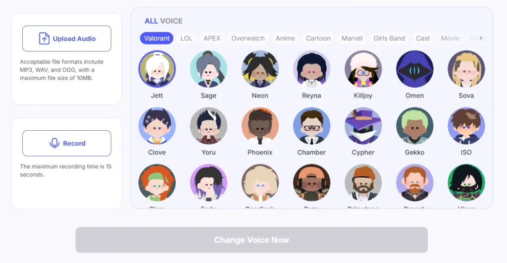 Dubbing AI Online Voice Changer