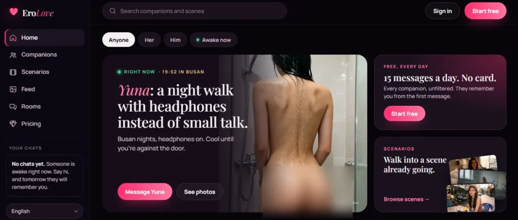 EroLove'i tehisintellekt