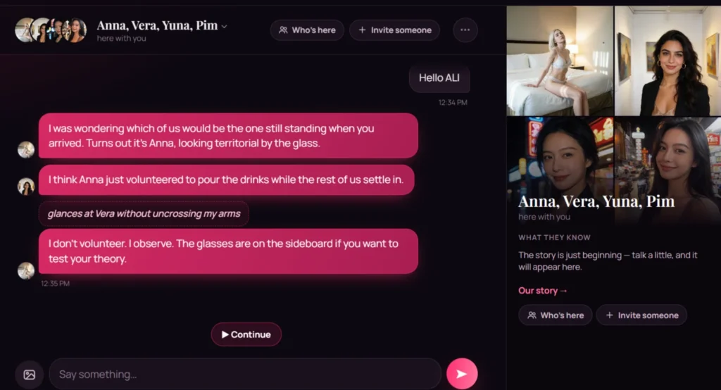 EroLove AI Group Rooms