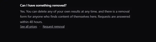 Fantasybox Removal Requests