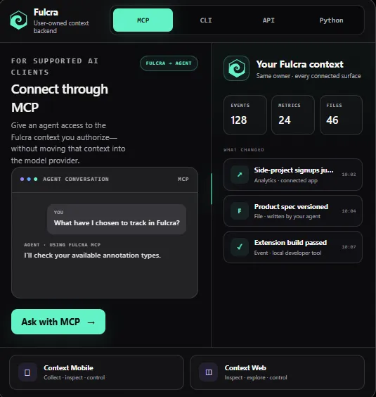 Fulcra Personal MCP Server