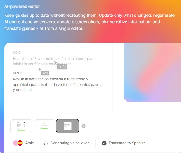 Guideless AI Powered Editor