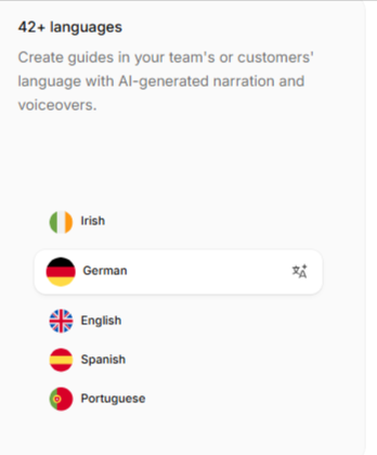 Guideless Multilingual Narration