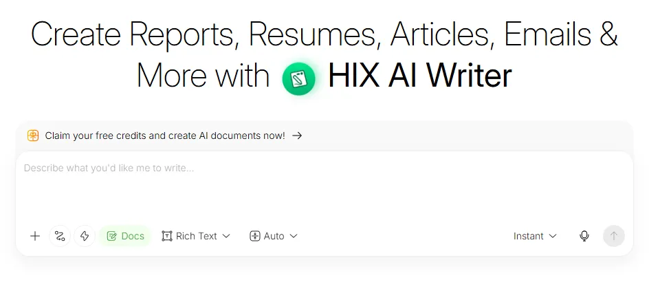 HIX AI - AI Writer
