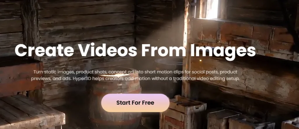 Hyper3D AI Video Generator