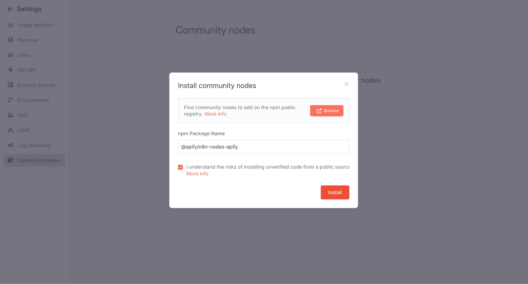 Install Community Nodes in n8n