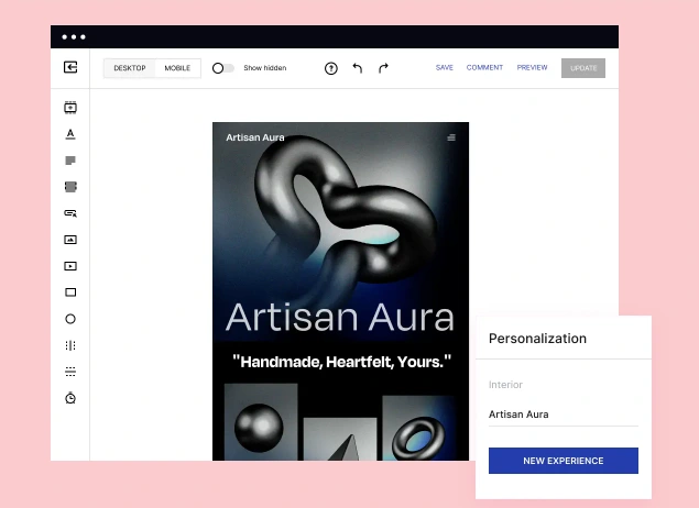 Instapage personalised pages