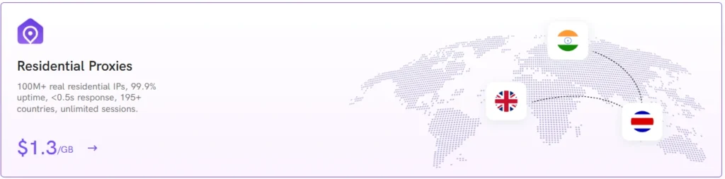 Novada 100M+ Residential Proxy Network