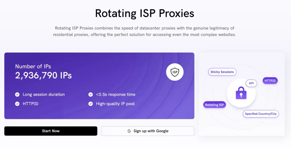 Novada Rotating ISP Proxies