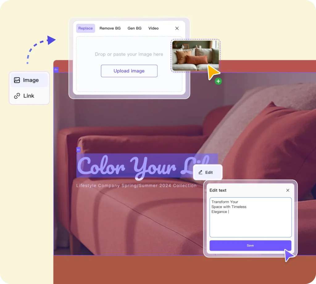 Readdy Visual Editor