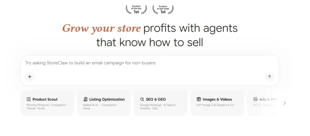 StoreClaw Store Design