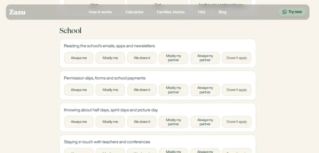 Zazu No School Day Planner